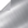 Krycí plachta na bazén stříbrná 600 x 300 cm PE [93098]