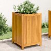 Zahradní truhlík s vložkou 50x50x75 cm masivní akáciové dřevo [366444]