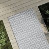 Venkovní koberec šedý 80 x 150 cm PP [368551]
