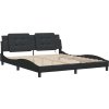 Rám postele s LED bez matrace Zadar 180 x 200 cm [3214124] (Barva Černá)