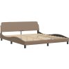 Rám postele bez matrace Zadar 180x200 cm umělá kůže [3208201] (Barva Šedá)