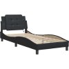 Rám postele s LED bez matrace Zadar 90 x 200 cm [3214082] (Barva Černá)