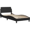 Rám postele s LED bez matrace Zadar 90 x 200 cm [3214082] (Barva Černá)