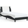Rám postele s LED bez matrace Zadar 100 x 200 cm [3214094] (Barva Černobílý)
