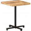 Bistro stůl čtvercový 60 x 60 x 75 cm hrubé mangovníkové dřevo [320264]