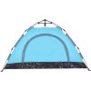 Kempingový stan pro 2 osoby rychloupínací [4004164] (Barva Bílé zatemnění)