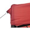 Skládací party stan pop-up se 3 bočními stěnami [4005019] (Barva burgundy (black frame))