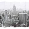 Skládací paraván 228 x 170 cm New York by Day černobílý [245860]
