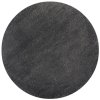 Kusový koberec Shaggy Teddy Charcoal kruh