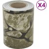 Stínící plotové fólie 4 ks PVC 35 x 0,19 m [3294934] (Barva kámen)