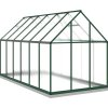 Skleník s podkladovým rámem 334 x 169 x 202 cm hliník [3266331] (Barva Antracitová)