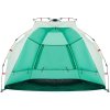 Plážový stan 2 osoby rychloupínací nepromokavý [4005291] (Barva mořská zeleň)