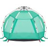 Plážový stan 2 osoby rychloupínací nepromokavý [4005291] (Barva mořská zeleň)