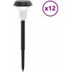 Solární osvětlení cesty se zemními hroty 12 ks [4008190] (Barva Bílá)