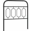 Kovové náhradní čelo postele 90 cm [377145] (Barva Černá)