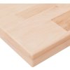 Policová deska 40x20x2,5 cm masivní dubové dřevo bez úprav [342934]