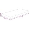 Policová deska 40x20x2,5 cm masivní dubové dřevo bez úprav [342934]