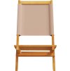 Zahradní židle 2 ks masivní akáciové dřevo a textil [367690] (Barva Krémová)