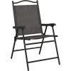 Skládací zahradní židle 8 ks melanž ocel a textilen [3157288] (Barva Šedá)