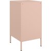 Noční stolek 36 x 39 x 68 cm ocel [843068] (Barva Růžová)