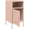 Noční stolky 2 ks olivově 36 x 39 x 68 cm ocel [843069] (Barva Růžová)