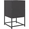Noční stolek 36 x 39 x 60,5 cm ocel [846458] (Barva Černá)