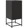 Noční stolek hořčicově 36 x 39 x 78 cm ocel [846578] (Barva Černá)