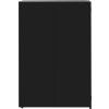 Box na 2 popelnice 138 x 79 x 117 cm ocel [3279977] (Barva Černá)