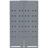 Box na 2 popelnice 138 x 79 x 117 cm ocel [3279977] (Barva Černá)