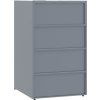 Box na 5 popelnic 345 x 79 x 117 cm ocel [3279980] (Barva Černá)