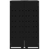 Box na 3 popelnice 207 x 79 x 117 cm ocel [3279988] (Barva Šedá)