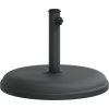 Stojan na slunečník pro tyč Ø 32 / 32 / 38 mm 15 kg kruhový [368672] (Barva Černá)