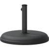 Stojan na slunečník pro tyč Ø 32 / 32 / 38 mm 15 kg kruhový [368672] (Barva Černá)