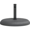 Stojan na slunečník pro tyč Ø 32 / 35 / 38 mm 25 kg kruhový [368670] (Barva Černá)