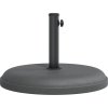 Stojan na slunečník pro tyč Ø 32 / 35 / 38 mm 25 kg kruhový [368670] (Barva Černá)