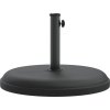 Stojan na slunečník pro tyč Ø 32 / 35 / 38 mm 25 kg kruhový [368670] (Barva Černá)