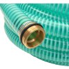 Sací hadice s mosaznými konektory 15 m 25 mm [142887] (Barva Zelená)