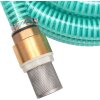 Sací hadice s mosaznými konektory 15 m 25 mm [142887] (Barva Zelená)