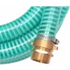 Sací hadice s mosaznými konektory 15 m 25 mm [142887] (Barva Zelená)