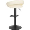 Barové židle 2 ks samet [333268] (Barva Krémová)
