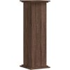 Stojan na rostliny 33 x 33 x 100 cm kompozitní dřevo [852982] (Barva Kouřový dub)