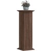 Stojan na rostliny 33 x 33 x 100 cm kompozitní dřevo [852982] (Barva Kouřový dub)