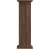Stojan na rostliny 33 x 33 x 100 cm kompozitní dřevo [852982] (Barva Kouřový dub)