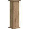 Stojan na rostliny 33 x 33 x 100 cm kompozitní dřevo [852982] (Barva Kouřový dub)