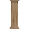 Stojan na rostliny 33 x 33 x 100 cm kompozitní dřevo [852982] (Barva Kouřový dub)