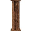 Stojan na rostliny 33 x 33 x 100 cm kompozitní dřevo [852982] (Barva Kouřový dub)