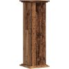Stojan na rostliny 33 x 33 x 100 cm kompozitní dřevo [852982] (Barva Kouřový dub)