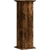 Stojan na rostliny 33 x 33 x 100 cm kompozitní dřevo [852982] (Barva Kouřový dub)