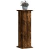Stojan na rostliny 33 x 33 x 100 cm kompozitní dřevo [852982] (Barva Kouřový dub)