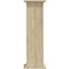 Stojan na rostliny 33 x 33 x 100 cm kompozitní dřevo [852982] (Barva Kouřový dub)